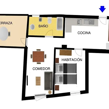 Apartment La Muntanya - Rural Guadalest *